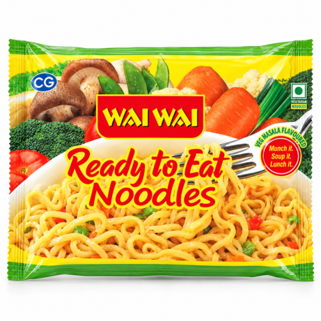 WAI WAI Veg Flavored Noodles (Nepal) 30 X 75g