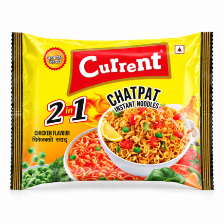 CURRENT 2in1 Chatpat Chicken Flavored Noodles 70g X 30