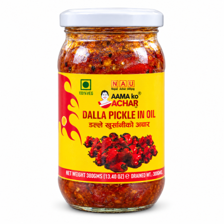 AAMA KO ACHAR Dalla Pickle in Oil (Glass Jar) 12 X 380g