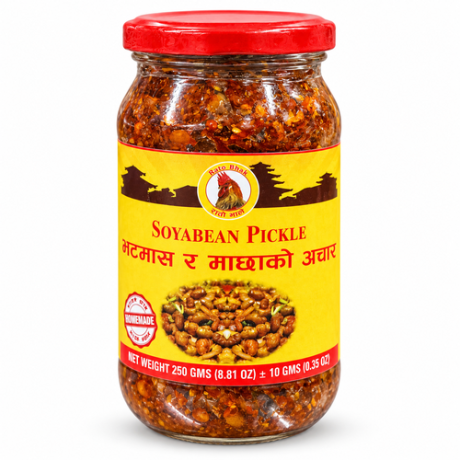 RATO BHALE Bhatmaas Sidra Pickle (Glass Jar) 12 X 250g