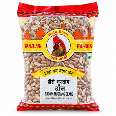RATO BHALE Khairo Mustang ko Daal (Brown Mustang Daal) 22 X 800g
