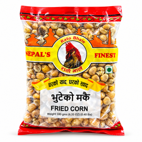RATO BHALE Bhuteko Makai (Fried Corn) 50 X 180g