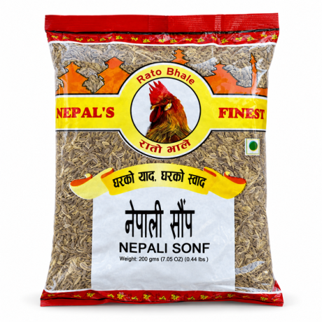 RATO BHALE Nepali Sonf (Nepali Fennel Seeds) 20 X 200g
