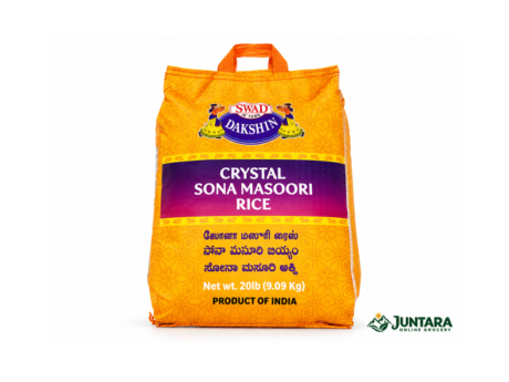 Swad Dakshin Crystal Sona Masoori Rice 20 lb