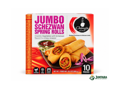 Chings Jumbo Schezwan Spring Roll 12 X 800 GM